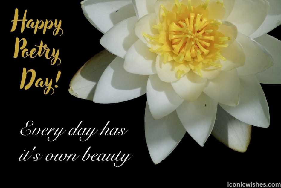 Best Wishes for World Poetry Day Inspirational Poetry Day Quotes Poetry Day Captions for Instagram Famous Poetry Day Sayings Short World Poetry Day Messages